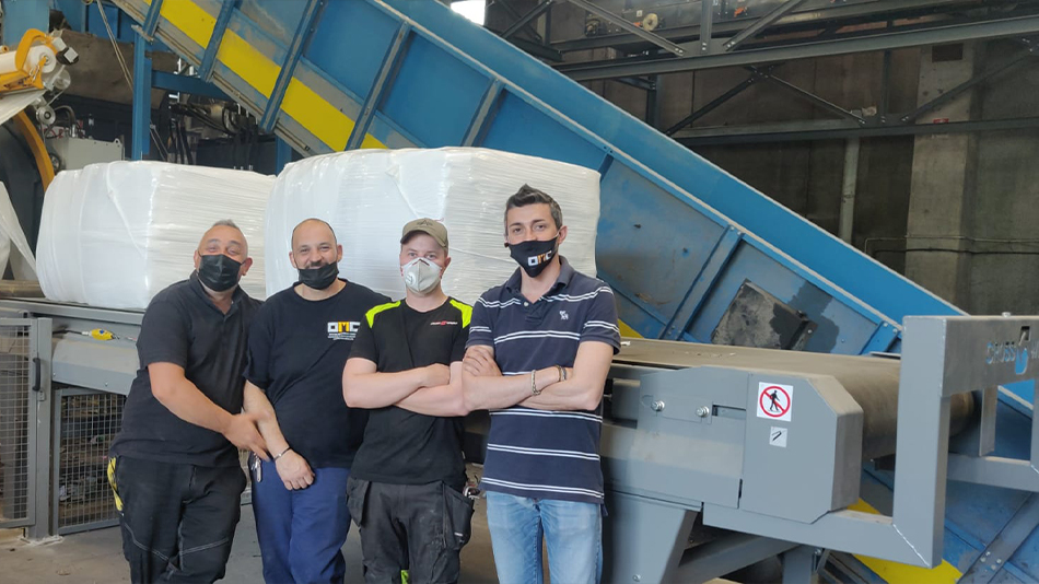 OMC and Cross Wrap installing New Ecology machine in Potenza_2021