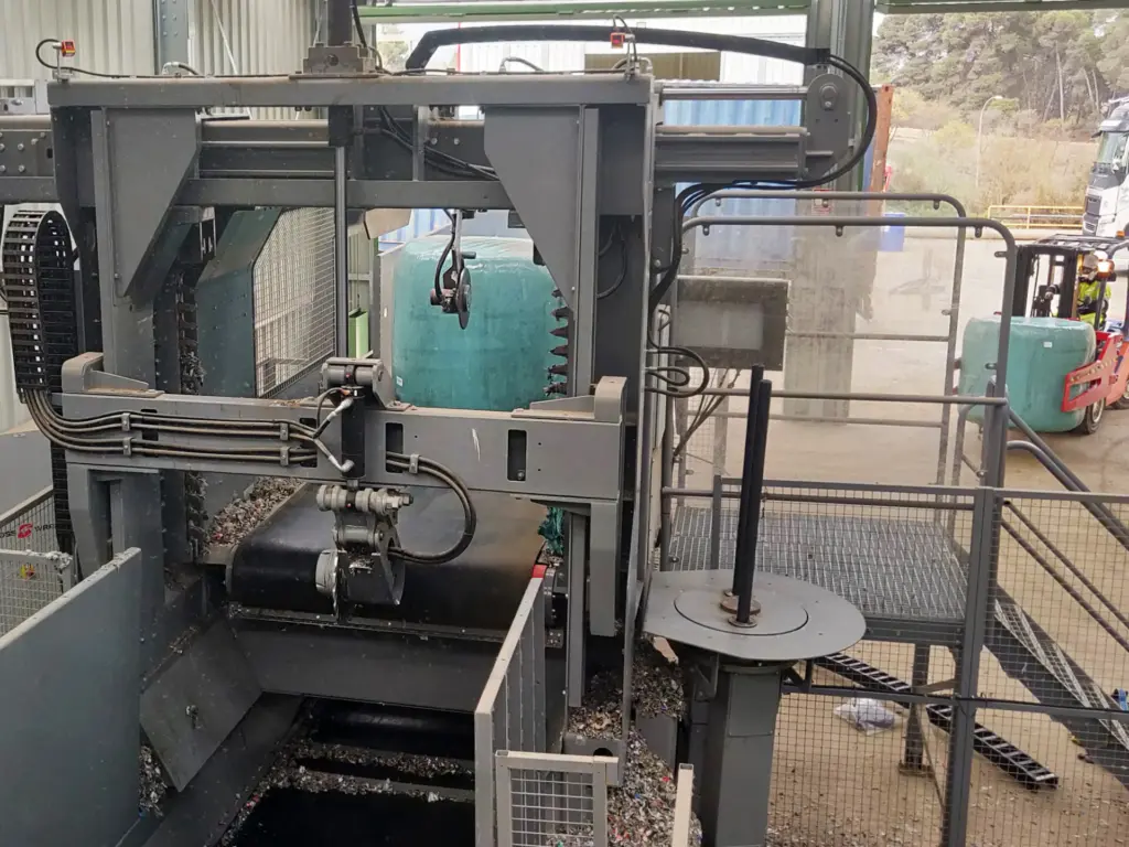 Bale coming for Cross Wrap's Bale Opener