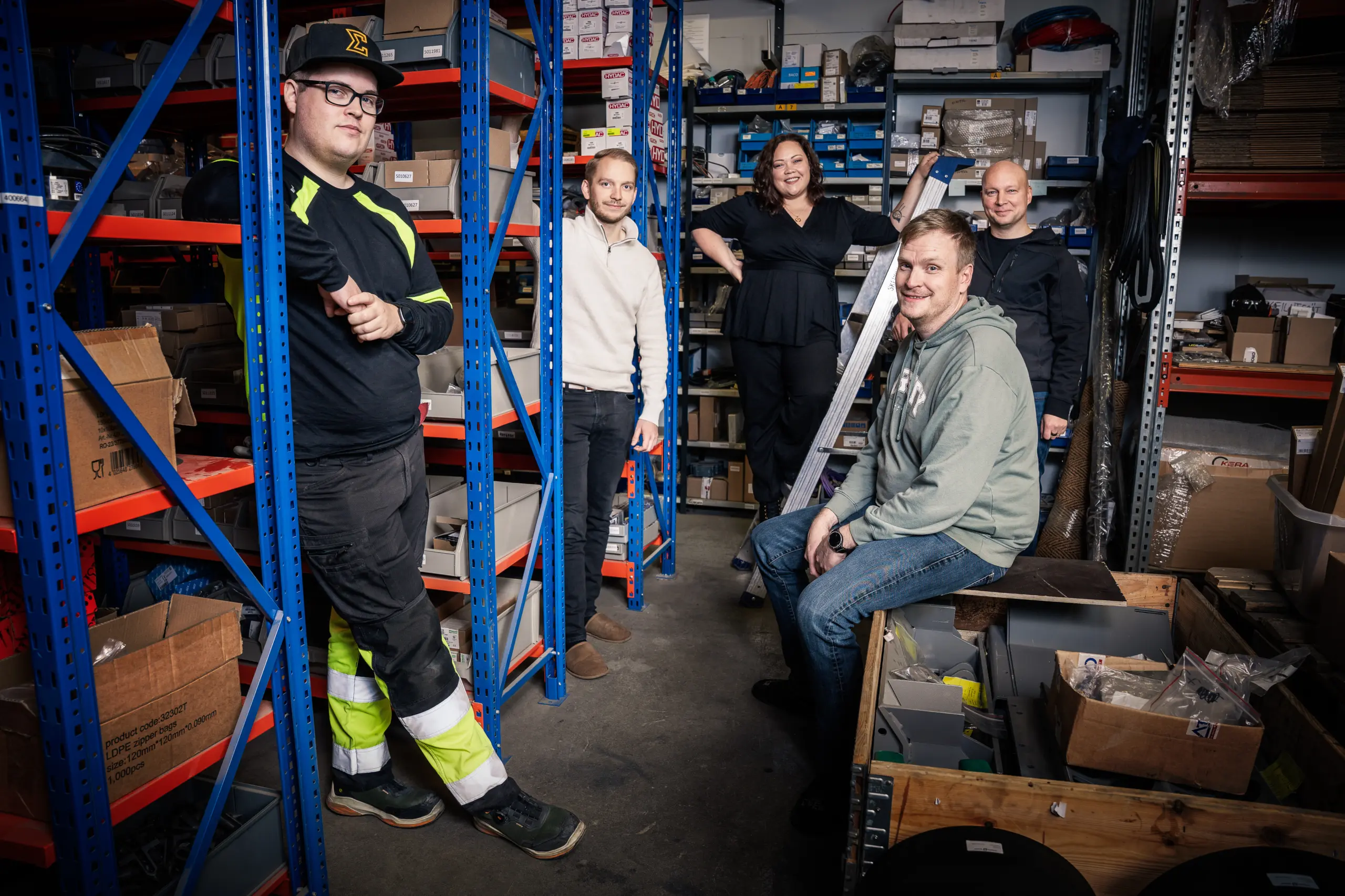 On Image: Cross Wrap Lifecycle Services team members