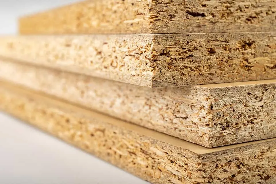 MDF boards on display